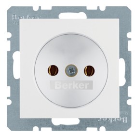 Розетка без з/к полярная белизна Berker K.1