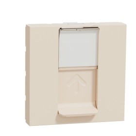 Комп'ютерна розетка RJ45 Schneider Electric Unica New NU341144 cat5 UTP 2м бежева