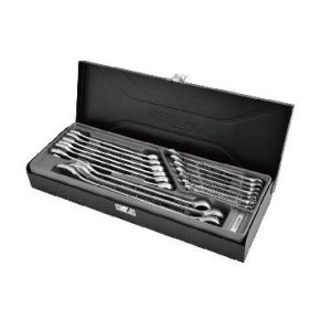 Набір комбінованих ключів Whirlpower 1242-1-WR02 (23628) 6-24мм (16шт. в металевому кейсі)