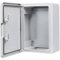Ударостойкий корпус из АБС-пластика Аско-Укрем UBox 250x350x150мм (непрозрачная дверца)