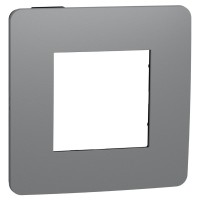 Однопостовая рамка Schneider Electric NU280222 (дымчато-серый/антрацит)