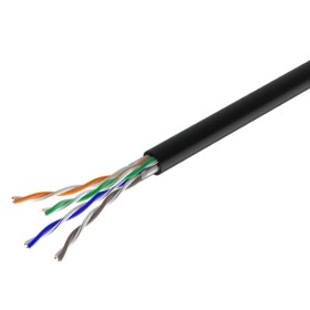 Кабель зовнішній КПП-ВП UTP кат.5е 4х2х0,51 24 AWG поліетилен, бухта 305м