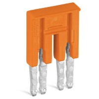 Двухконтактная перемычка Wago 282-432 (оранжевая)