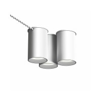 Точечный светильник для наружной проводки Pikart 33856-1 BP GU10 3x60W IP20 Белый