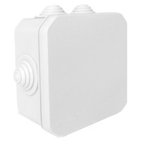 Коробка розподільча з кабельними вводами з подвійним замком DKC IP55 100х100х50мм (54800)