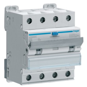 Диференціальний автоматичний вимикач Hager AFM482C 6kA C-32A 300mA A
