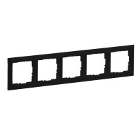 Рамка 5-постова Legrand SUNO (чорний) 721525