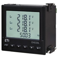 Аналізатор параметрів мережі ETI END20L-RS 85-253В AC/90-300В DC RS-485 (4656950)