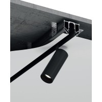 Магнітний трек профіль чорний для натяжної стелі під гарпун 2м 70706