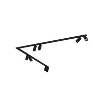 Світильник поворотний, спот Nowodvorski 7721 Mono corner GU10 8x10W IP20 Чорний