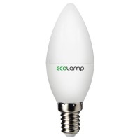 Лампочка Ecolamp C37 6Вт 600Лм 4100К E14
