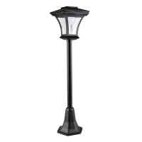 Уличный светильник на солнечной батарее Goldlux 325518 Tirana LED 4000K IP44 черный