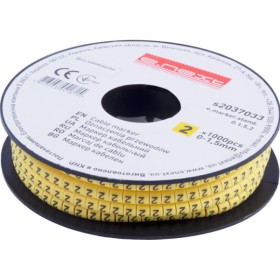 Кабельный маркер E.Next e.marker.stand.0.1.5.2 0-1,5 кв.мм 2 1000шт (s2037033)