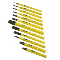 Набор бородков и слесарных зубил Stanley 12 шт