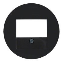 Накладка для гучномовців, USB-розеток, чорна Berker R.х