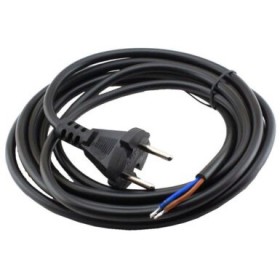 Вилка со шнуром Sokol ПВС 2х1 черный 1,5м (7.5.1.166896)