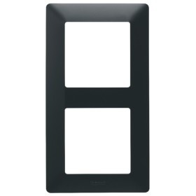 Рамка двухместная Legrand Valena Life черная матовая