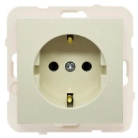 Одинарна розетка Logus 21131 TMF 2P+Z Шуко 16А 250В (бежевий)