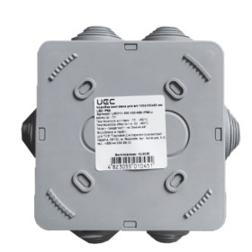 Монтажная коробка UEC скрытого монтажа 100х100х50мм IP55