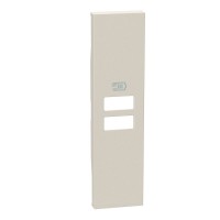 Лицьова панель подвійної USB розетки Bticino Living Now KM13C на 1 модуль (пісочна)