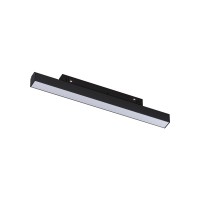 Магнітний трековий світильник Kloodi KDMG-LINE300 PC 12W 4K BK LED 960Lm IP20 чорний