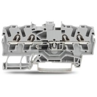 Чотирипровідна клема Wago 2002-1411/1000-410 Topjob S з діодом 1N4007 2,5мм²