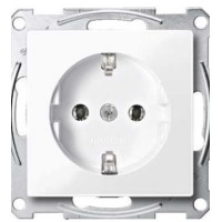 Механізм розетки SCHUKO з центр.платою білий 16А Merten, MTN2301-0325