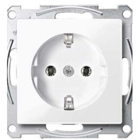 Механізм розетки SCHUKO з центр.платою білий 16А Merten, MTN2301-0325