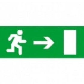 Наклейка на светильник Delux «Выход направо» 119x323мм для REL803 (90017038)