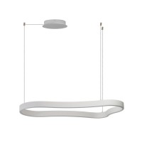 Люстра Azzardo AZ6753 Mirabella Dimm LED 1x60W 3000K 4800Lm IP20 біла