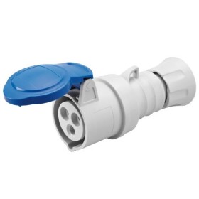 Переносной разъем GEWISS IP44 2P+E 32A 230В (GW62015H)