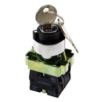 Перемикач TNSy XB2-BG41 1NO «I-0» з ключем ліворуч і праворуч (TNSy5500261)