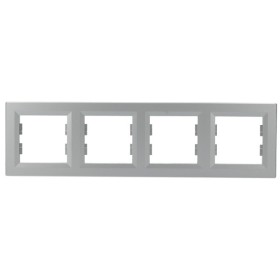 Четырехместная рамка Asfora алюминий, EPH5800461