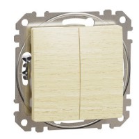 Переключатель Schneider Electric Sedna Design & Elements береза SDD180108