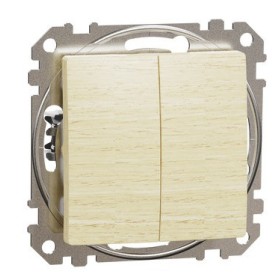 Перемикач Schneider Electric Sedna Design & Elements береза SDD180108