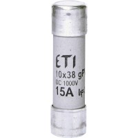 Запобіжник ETI 002625080 CH 10x38 gPV 15A 1000V (30kA)