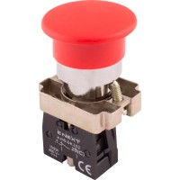 Кнопка грибок E.Next e.mb.bc42 1NC красная (p0810119)