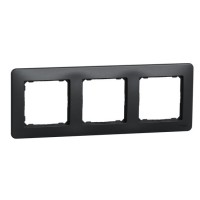 Трехпостовая рамка Schneider Electric Sedna Design черная SDD314803