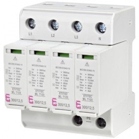 Обмежувач перенапруги ETITEC ML T123 300/12,5 4+0 4p TNC-S (2440667)