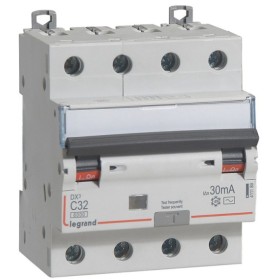 Дифференциальный выключатель Legrand (411189) 3P+N C 32A 30мA AC
