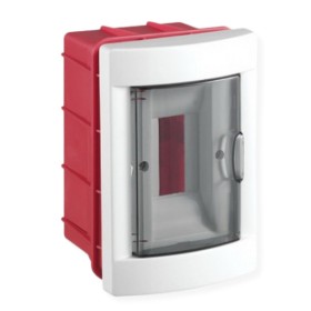 Встраиваемый пластиковый щит UEC ЩРВ-П-2 100х142х98мм IP40