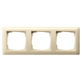 Рамка тримісна Gira Standard 55 кремова (021301)
