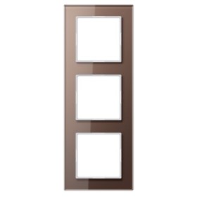 Рамка 3-постова Jung A creation AC583GLMO мокко