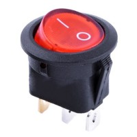 Перемикач TNSy KCD1-8-102 R/B круглий червоний (TNSy5500741)