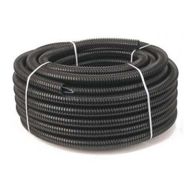 Гофротруба ПВД Ø25 мм, чорна, легка з протяжкою, DKC