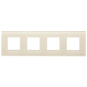 Чотиримісна рамка ABB Zenit N2274 CB скло (біла)