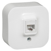 Розетка RJ45 кат 5е UTP Legrand Forix біла