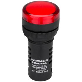 Красный LED индикатор Schrack BZ501215B 230В AC