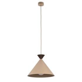 Підвісний світильник, люстра TK Lighting 11001 Matteo L E27 1x15W IP20 бежевий