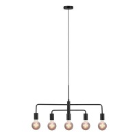 Подвесной светильник, люстра Nordlux 2113053003 Gloom E27 5x40W IP20 черный